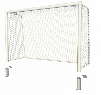 Ворота для гандбола 3х2 стационарные SPORTWERK SPW-AS-300-2P